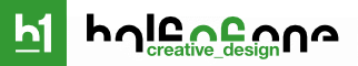 h1 halfofone creative_design logo